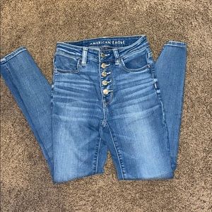 2/20 Bundle High rise jeggings American Eagle